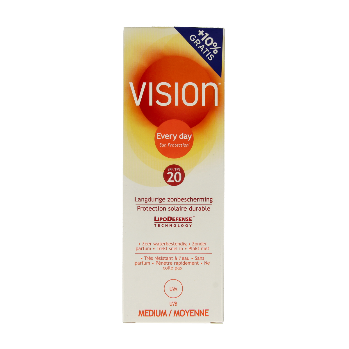 Vision High medium SPF20 180.00 Milliliter