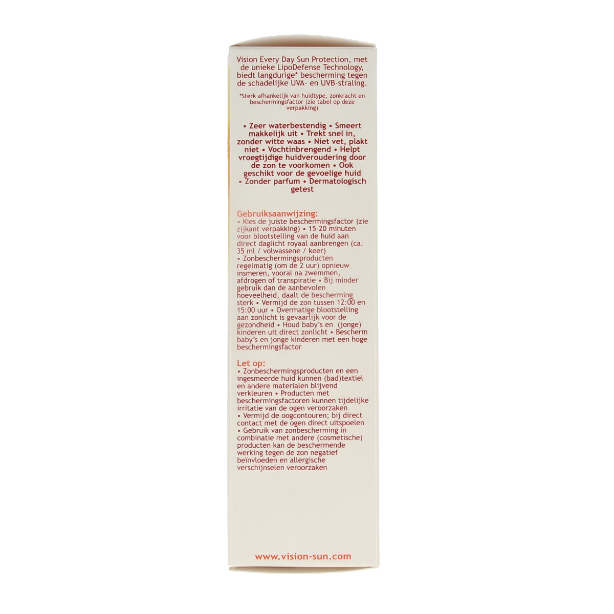 Vision High SPF30 90.00 Milliliter