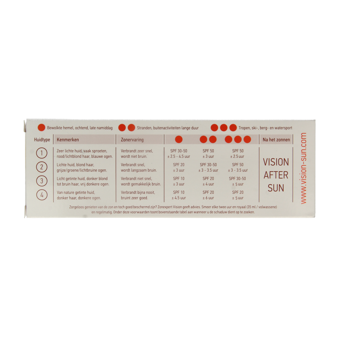 Vision High extra care SPF50 180.00 Milliliter