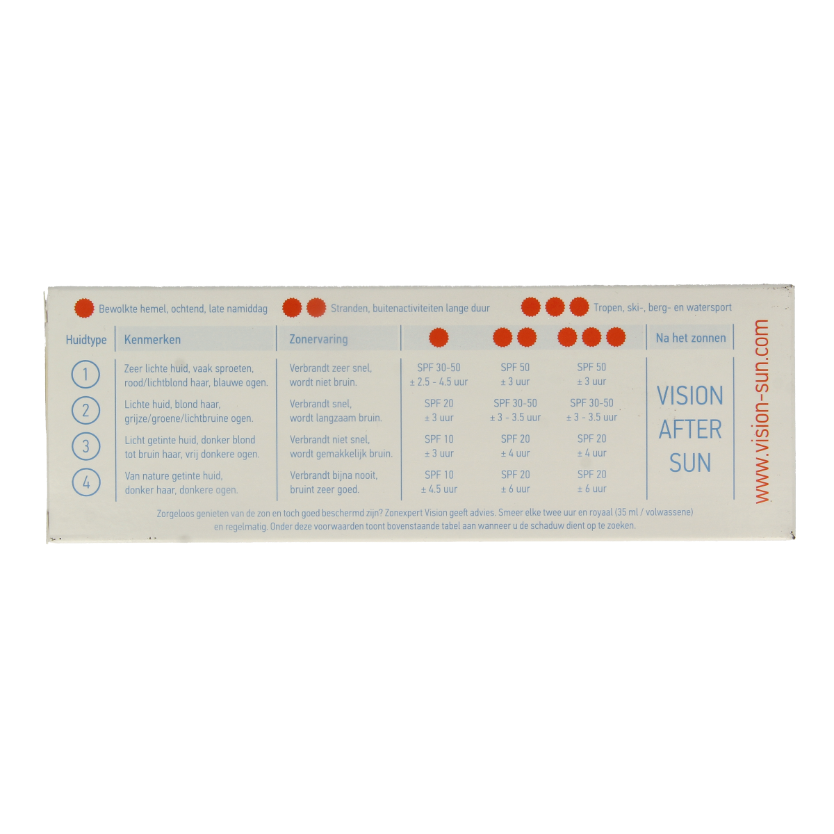 Vision High sensitive SPF30 180.00 Milliliter