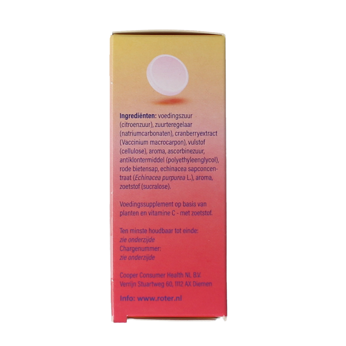 Roter Cranberry vitamine C & echinacea duopack 20.00 Bruistabletten