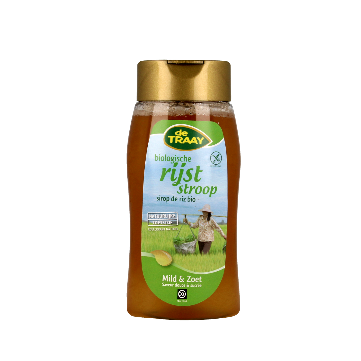 de Traay Rijststroop glutenvrij bio 350.00 Gram