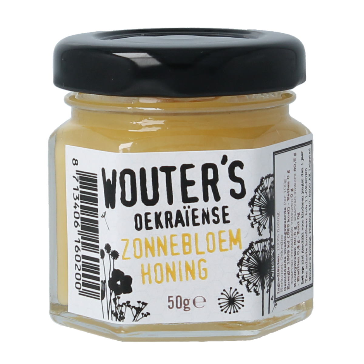 de Traay Wouters Oekraiense zonnebloemhoning 50.00 Gram