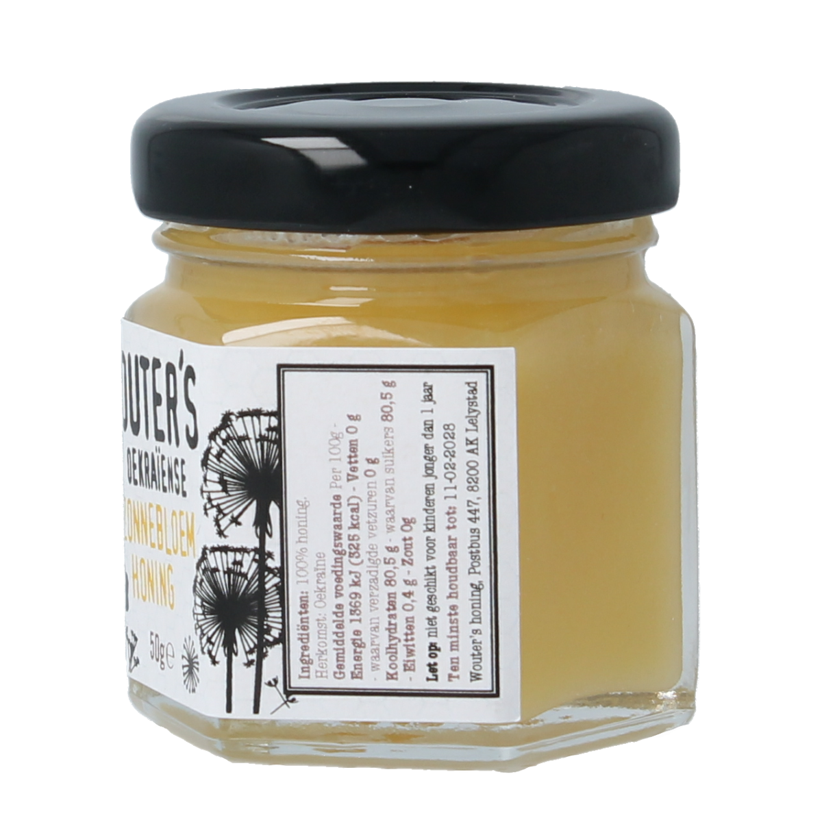 de Traay Wouters Oekraiense zonnebloemhoning 50.00 Gram