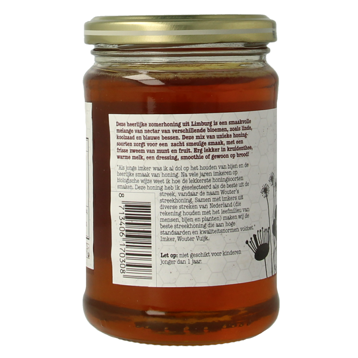 de Traay Wouters streekhoning Limburg 350.00 Gram
