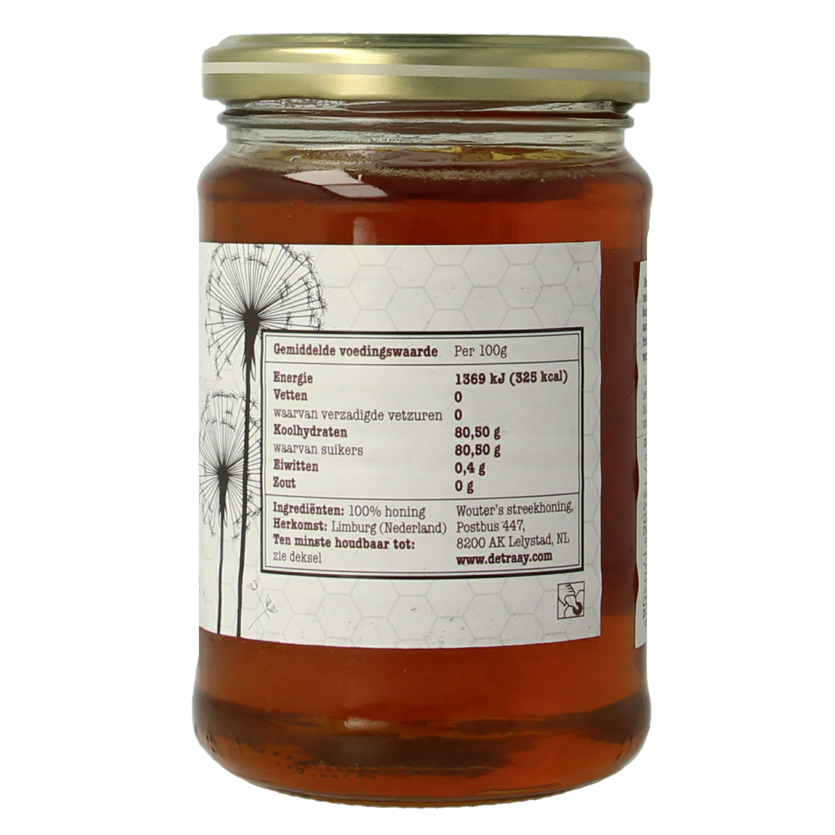 de Traay Wouters streekhoning Limburg 350.00 Gram