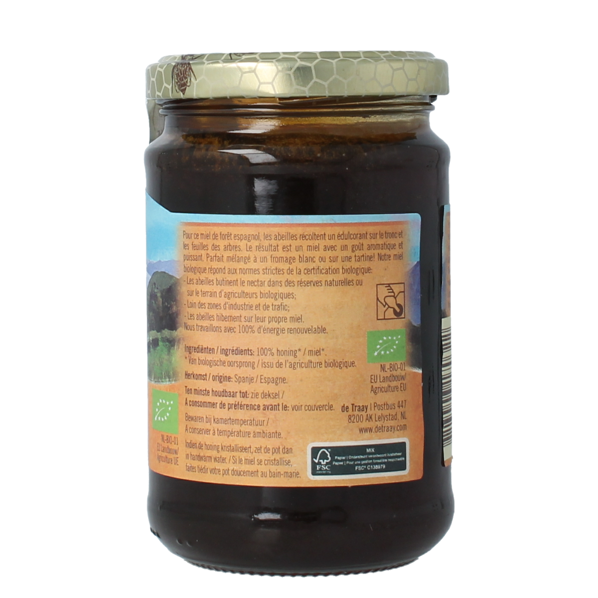 de Traay Woudhoning eko bio 350.00 Gram