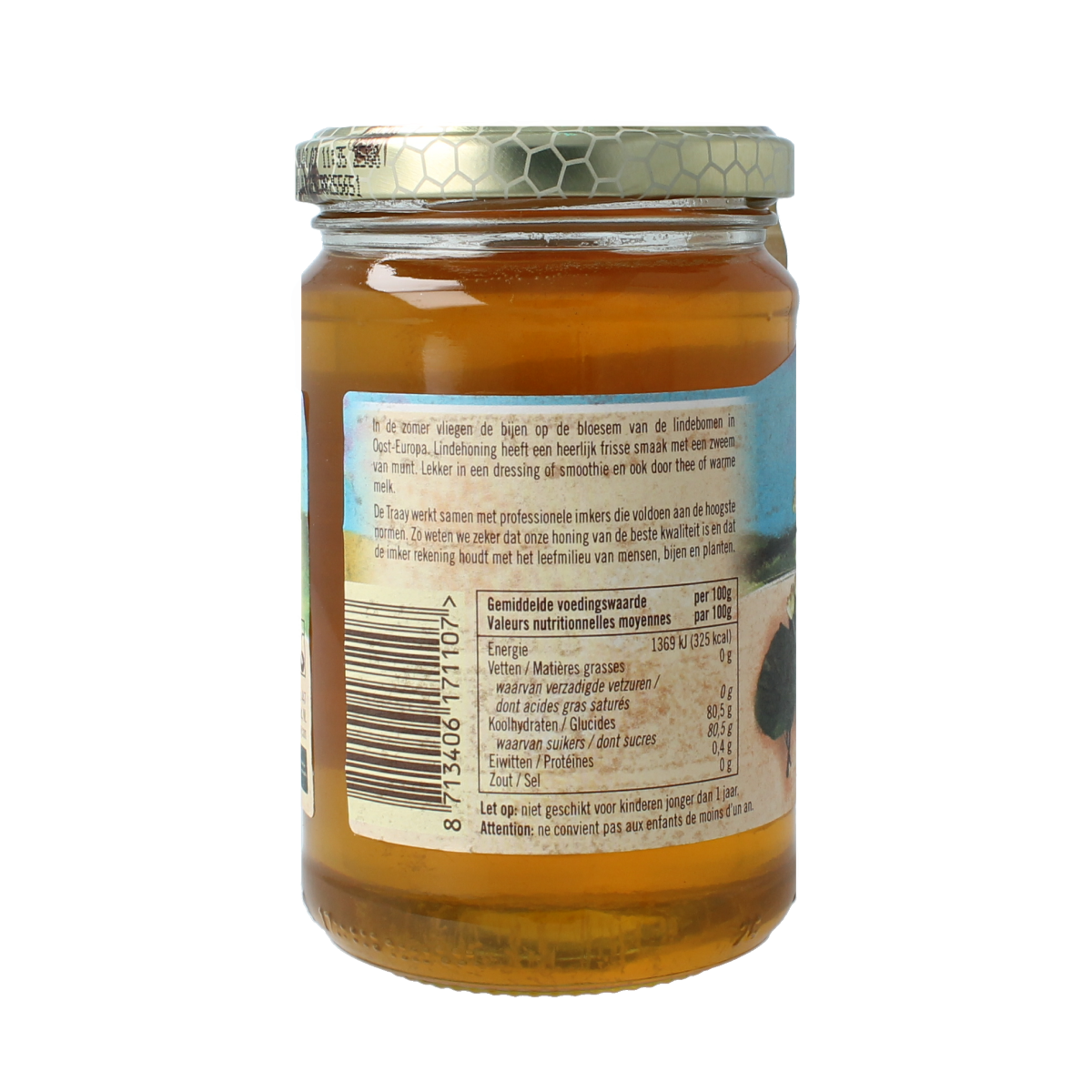 de Traay Linde honing 350.00 Gram