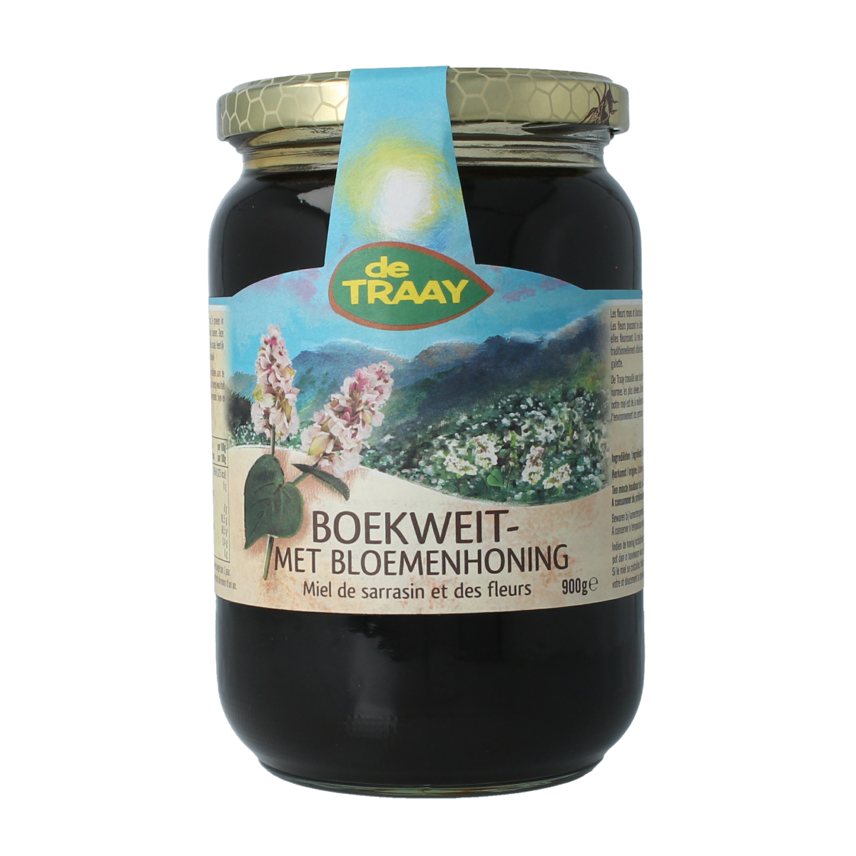 de Traay Boekweit- met bloemenhoning 900.00 Gram