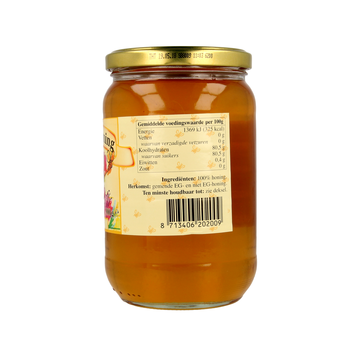 De Imker Bloemenhoning vloeibaar 900.00 Gram