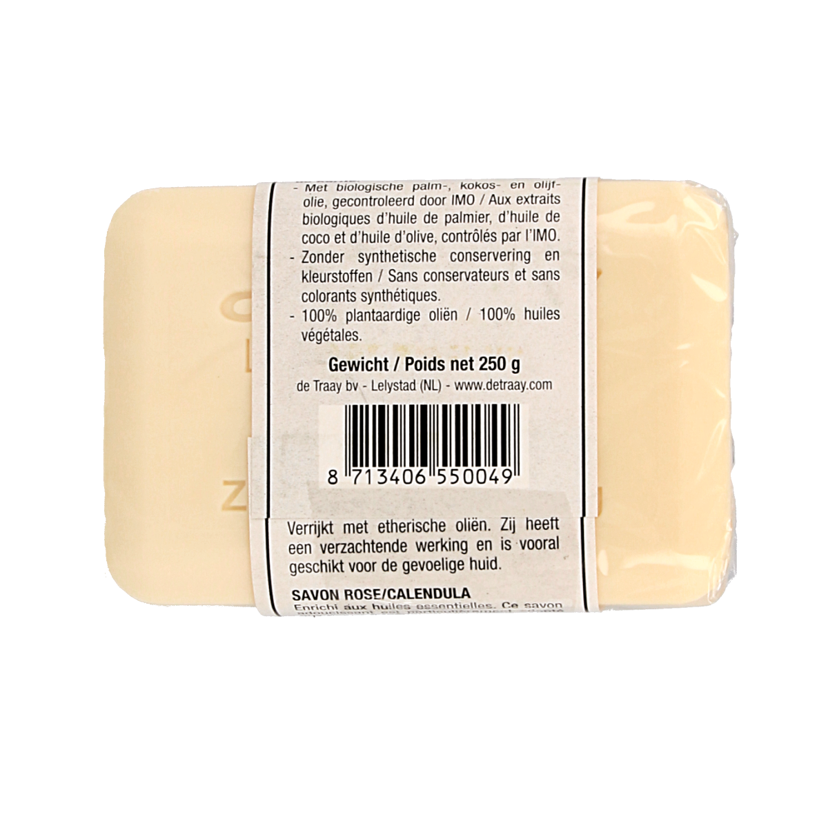 de Traay Zeep roos / calendula 250.00 Gram