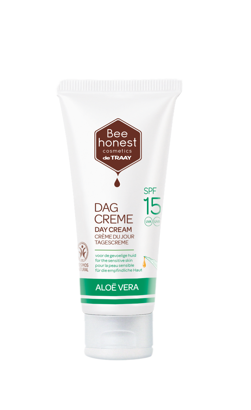 Traay Bee Honest Dagcreme aloe vera SPF15 50.00 Milliliter