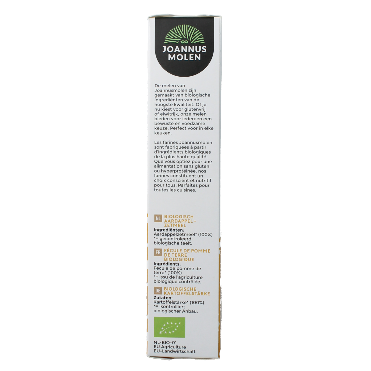 Joannusmolen Aardappelzetmeel bio 250.00 Gram