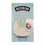 Biobim Baby rijstpapje 4 maanden bio 200 Gram