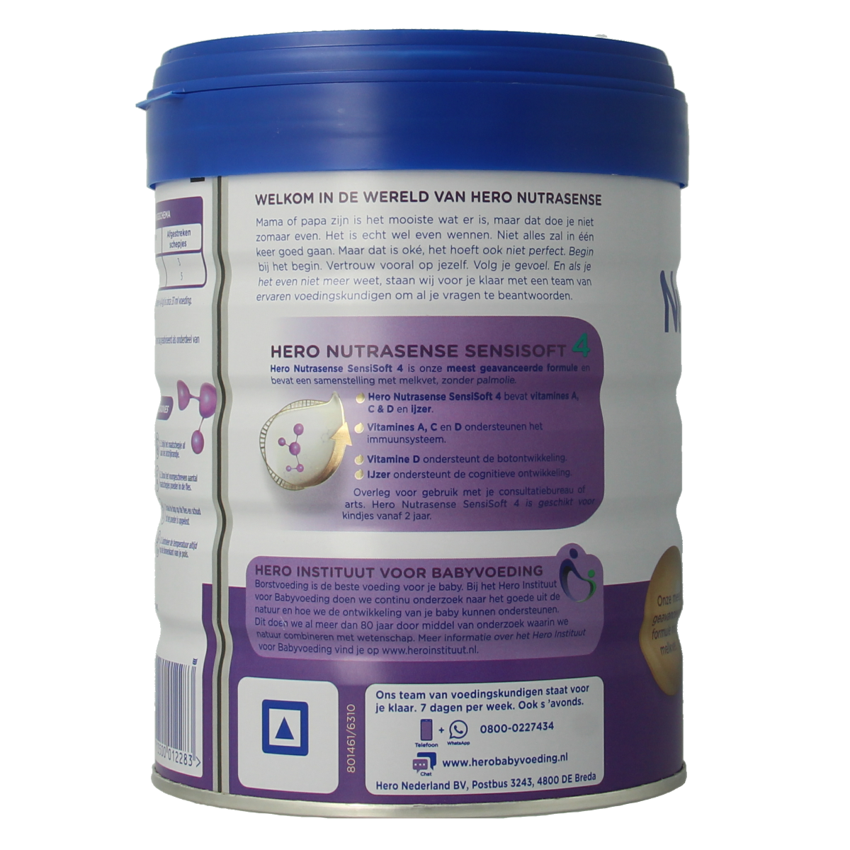 Hero Nutrasense peutermelk 4 (2+jr) 700.00 Gram