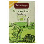 Terschellinger Groene thee cranberry bio 18.00 Zakjes