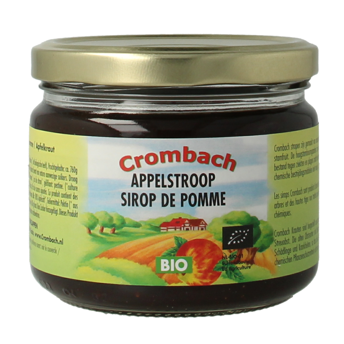 Crombach Appelstroop bio 330.00 Gram