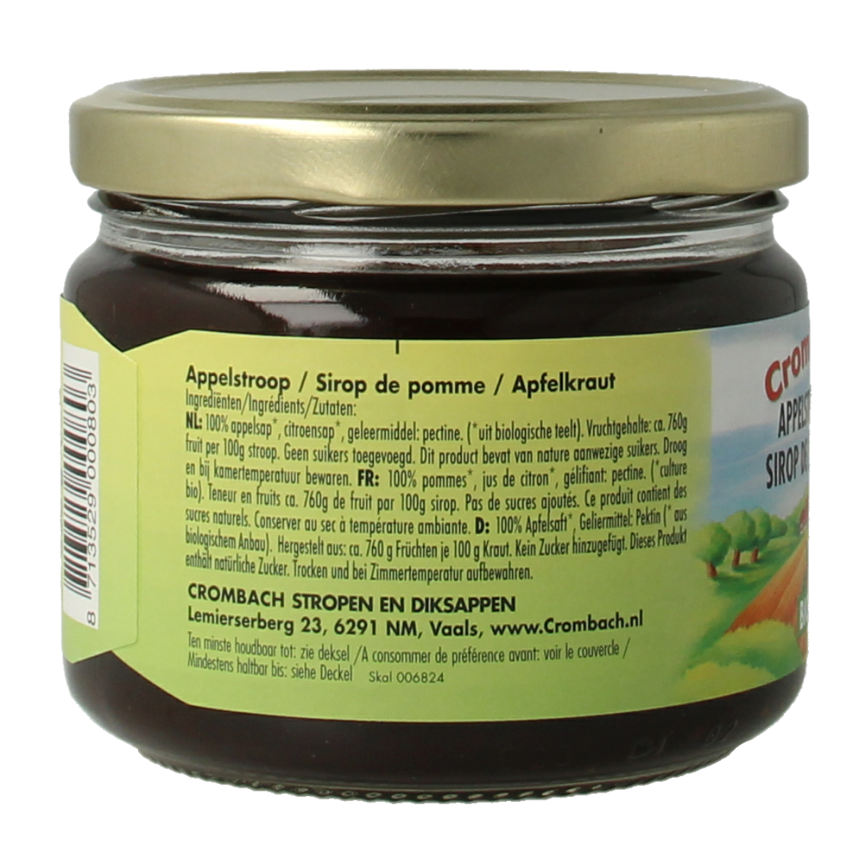 Crombach Appelstroop bio 330.00 Gram