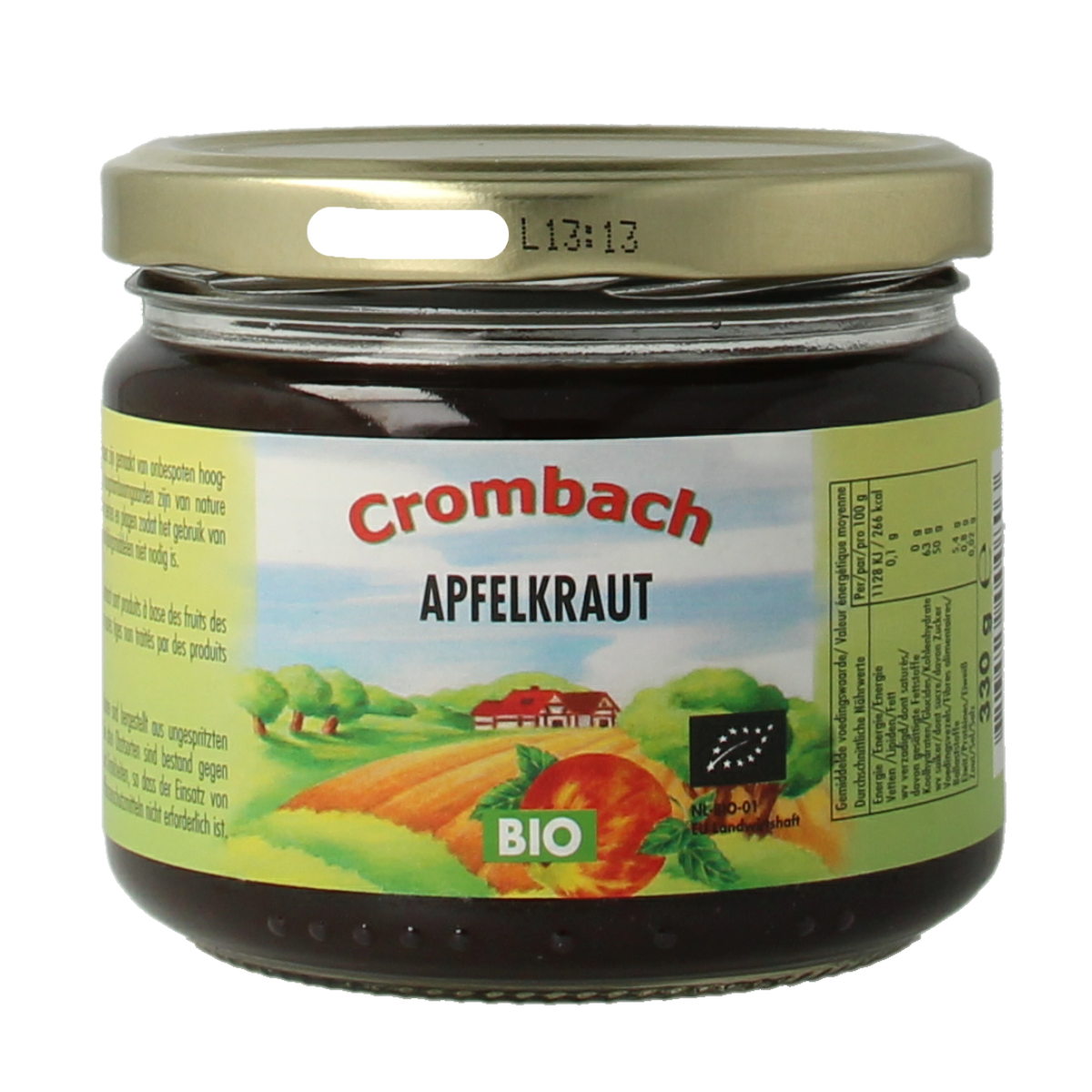 Crombach Appelstroop bio 330.00 Gram