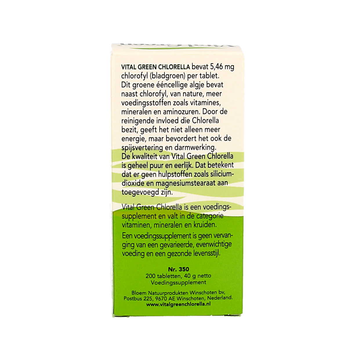 Bloem Chlorella vital green 200.00 Tabletten