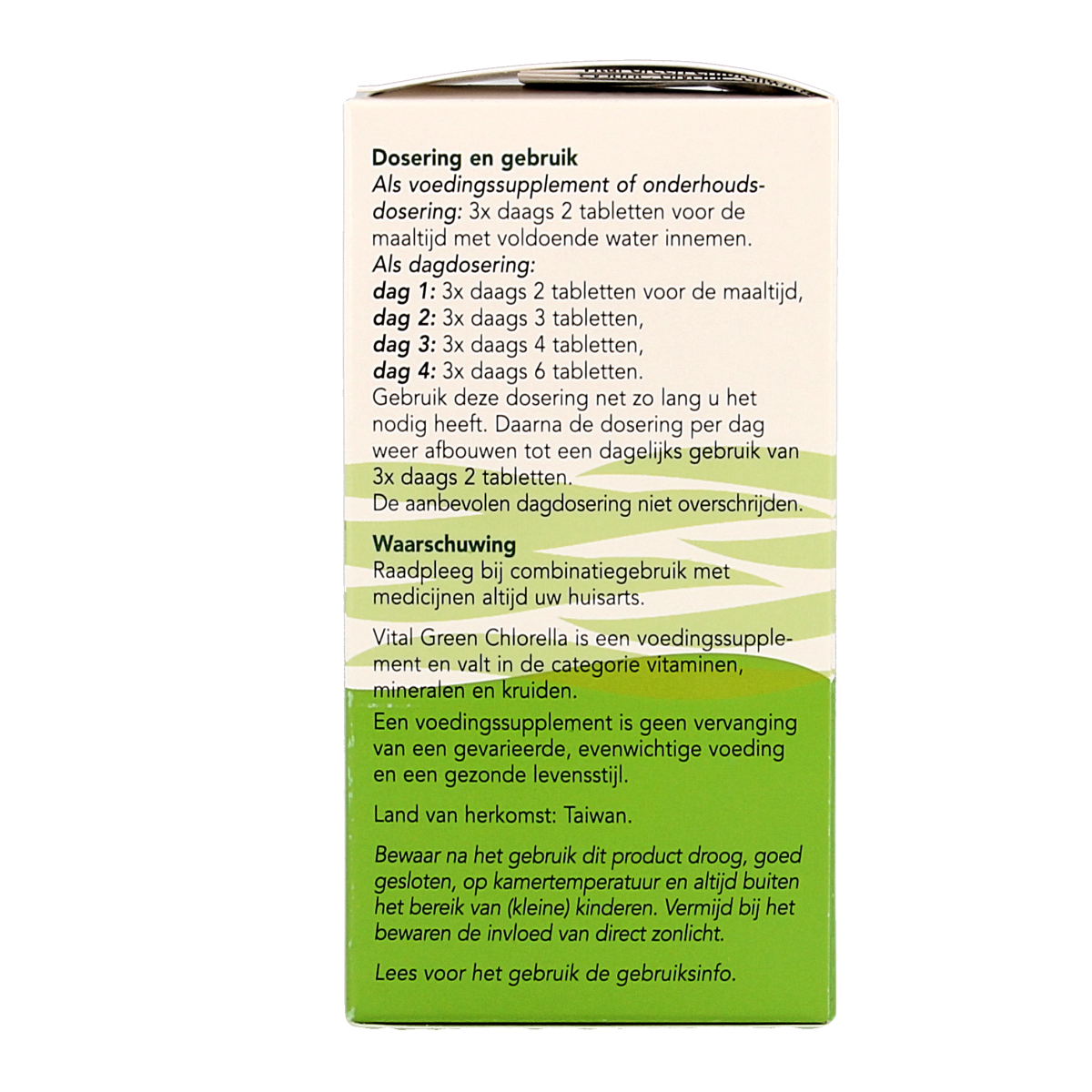 Bloem Chlorella vital green 600.00 Tabletten