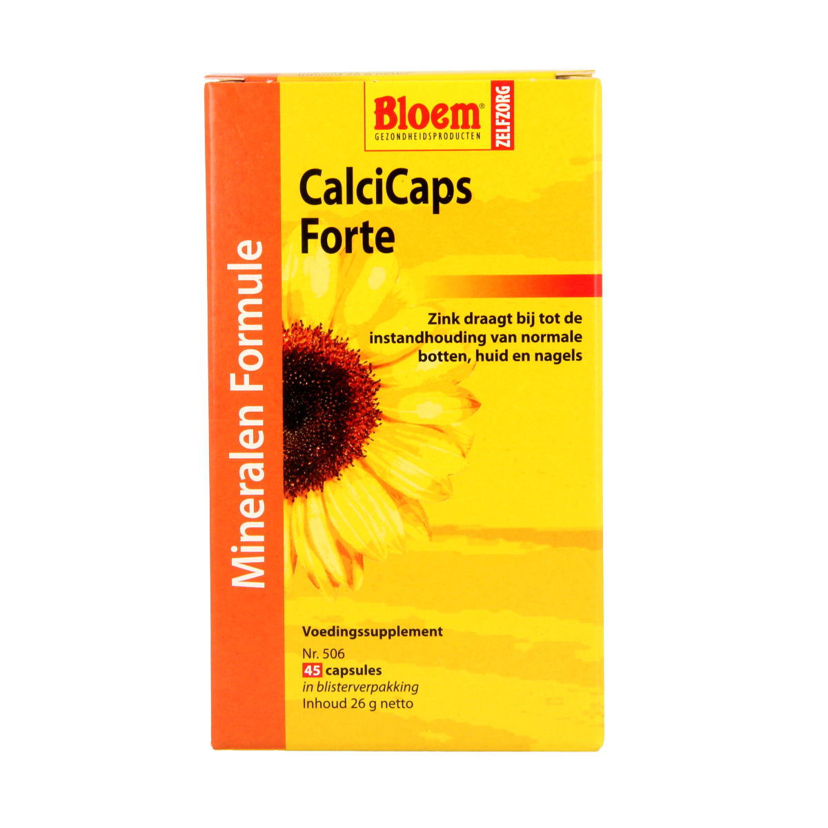 Bloem Calcicaps forte huid/bot/nagels 45.00 Capsules