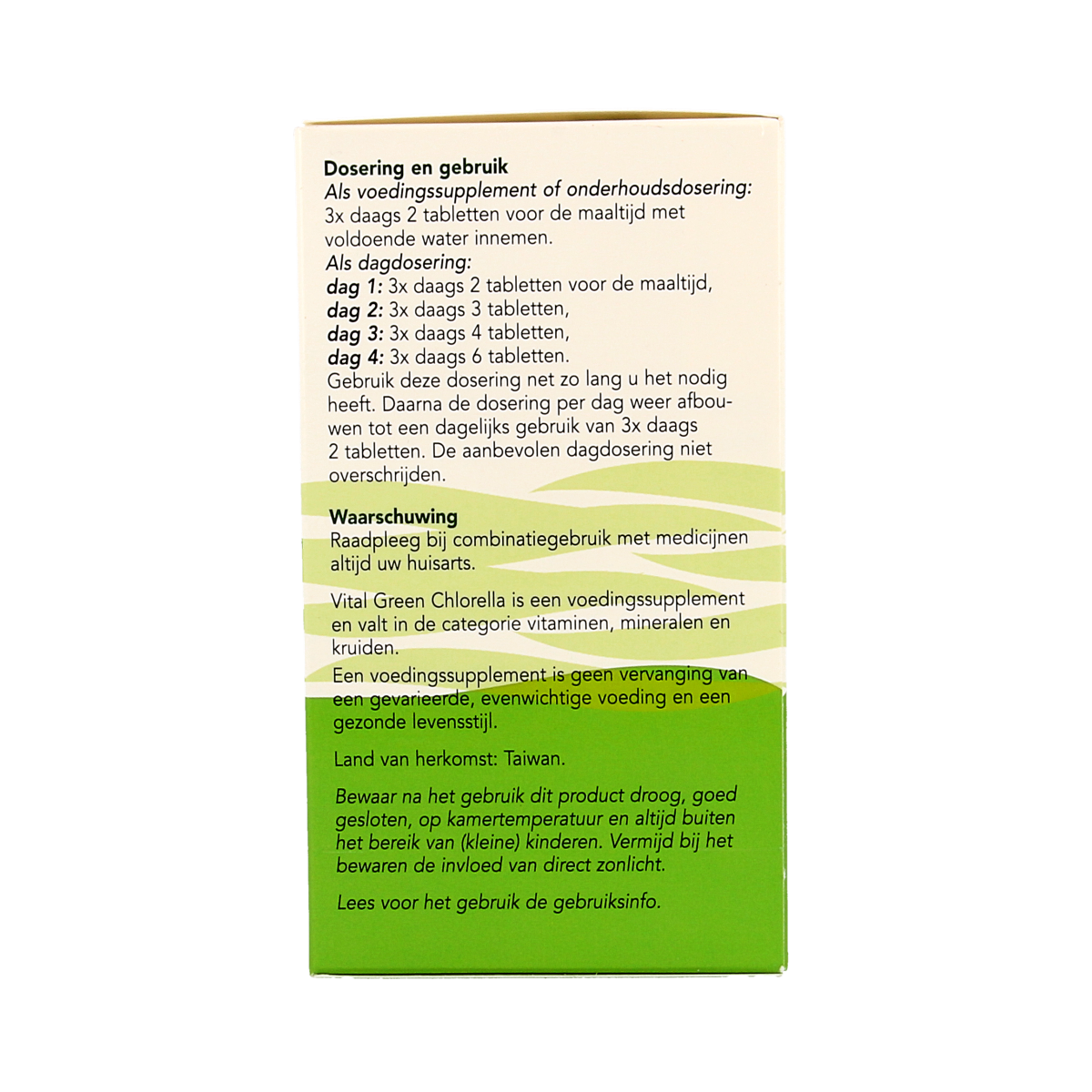 Bloem Chlorella vital green 1000.00 Tabletten