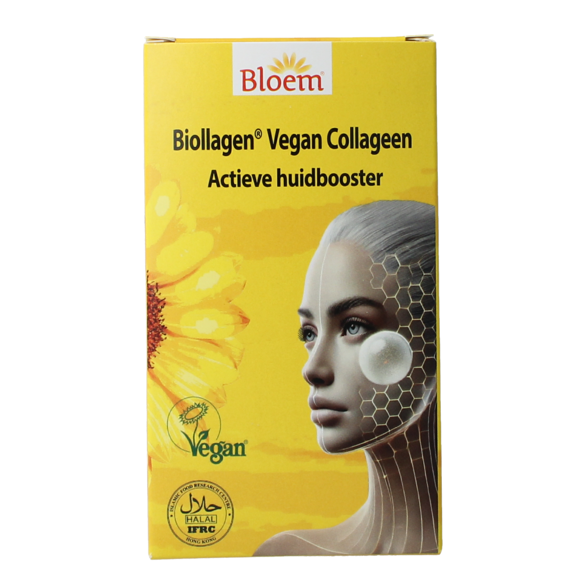 Bloem Biollagen vegan collageen actieve huidbooster 1.00 Set