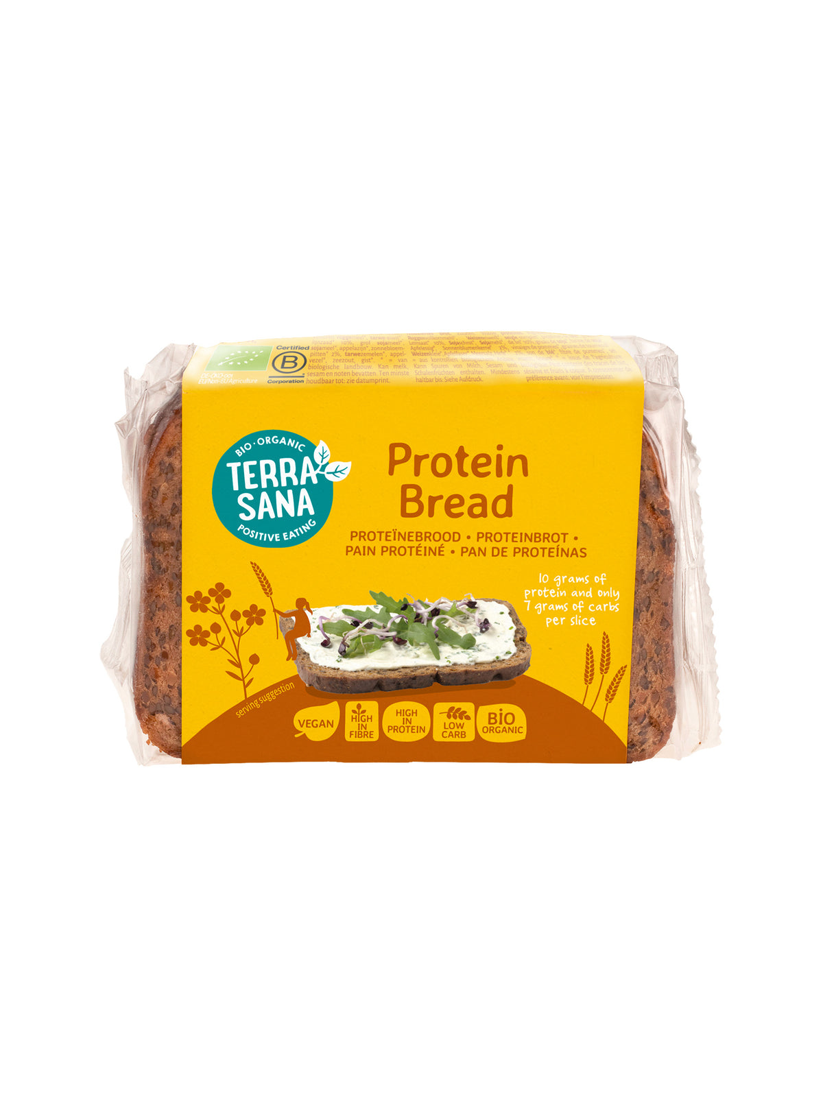 TerraSana Proteinebrood bio 250.00 Gram
