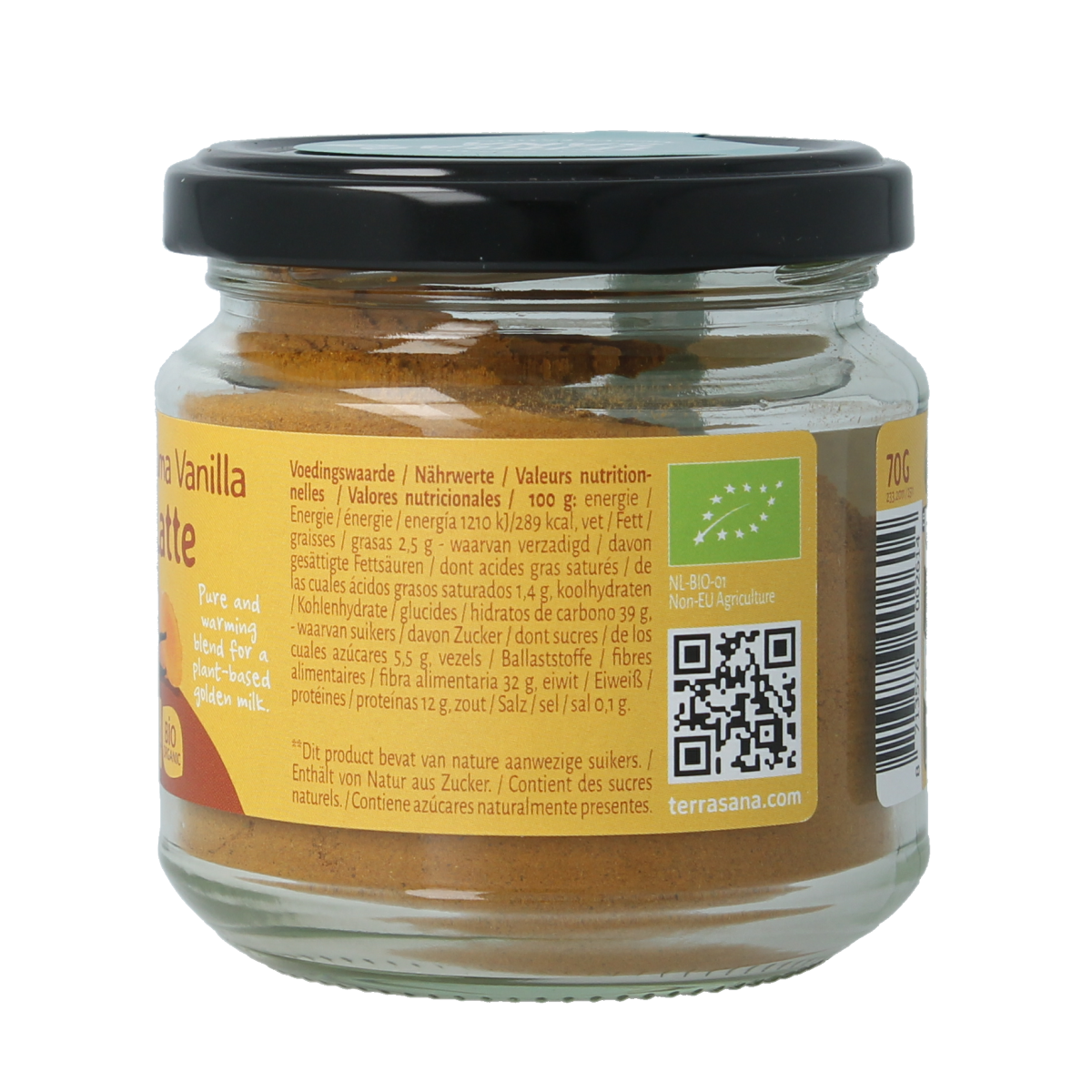 TerraSana Latte curcuma vanilla bio 70.00 Gram