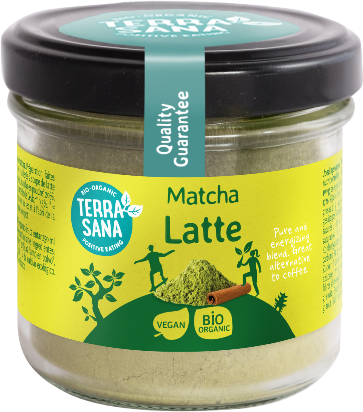 TerraSana Matcha latte gula java bio 120.00 Gram