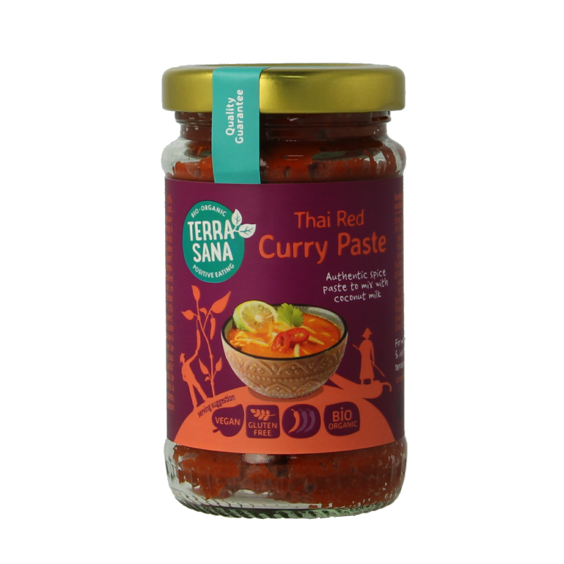 TerraSana Thaise rode currypasta bio 120 Gram