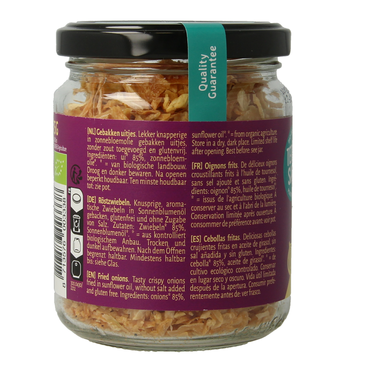 TerraSana Indonesische gebakken uitjes bio 75.00 Gram