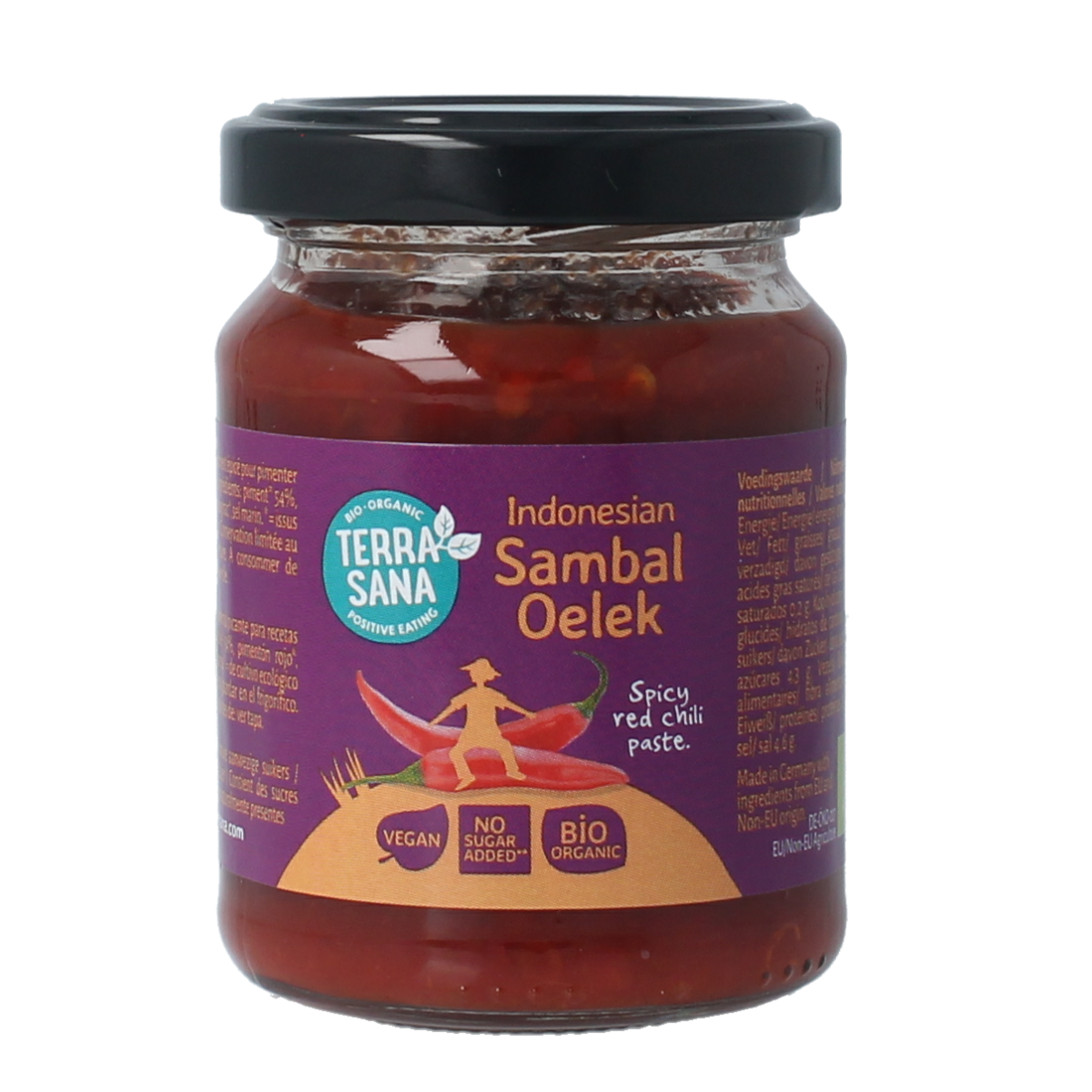 TerraSana Sambal oelek bio 90.00 Gram