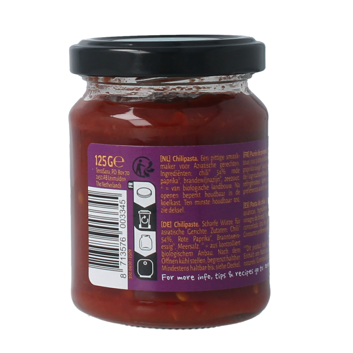 TerraSana Sambal oelek bio 90.00 Gram