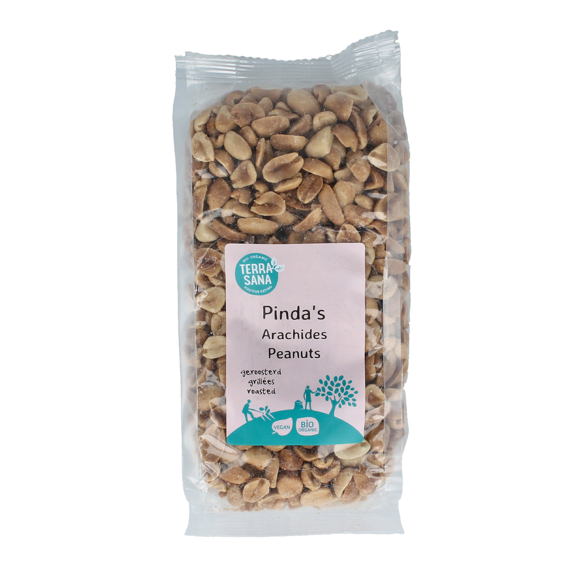TerraSana Pinda zonder vlies zonder zout bio 250.00 Gram