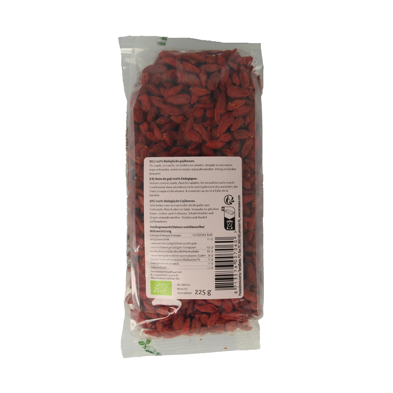 TerraSana RAW Goji bessen bio 225 Gram