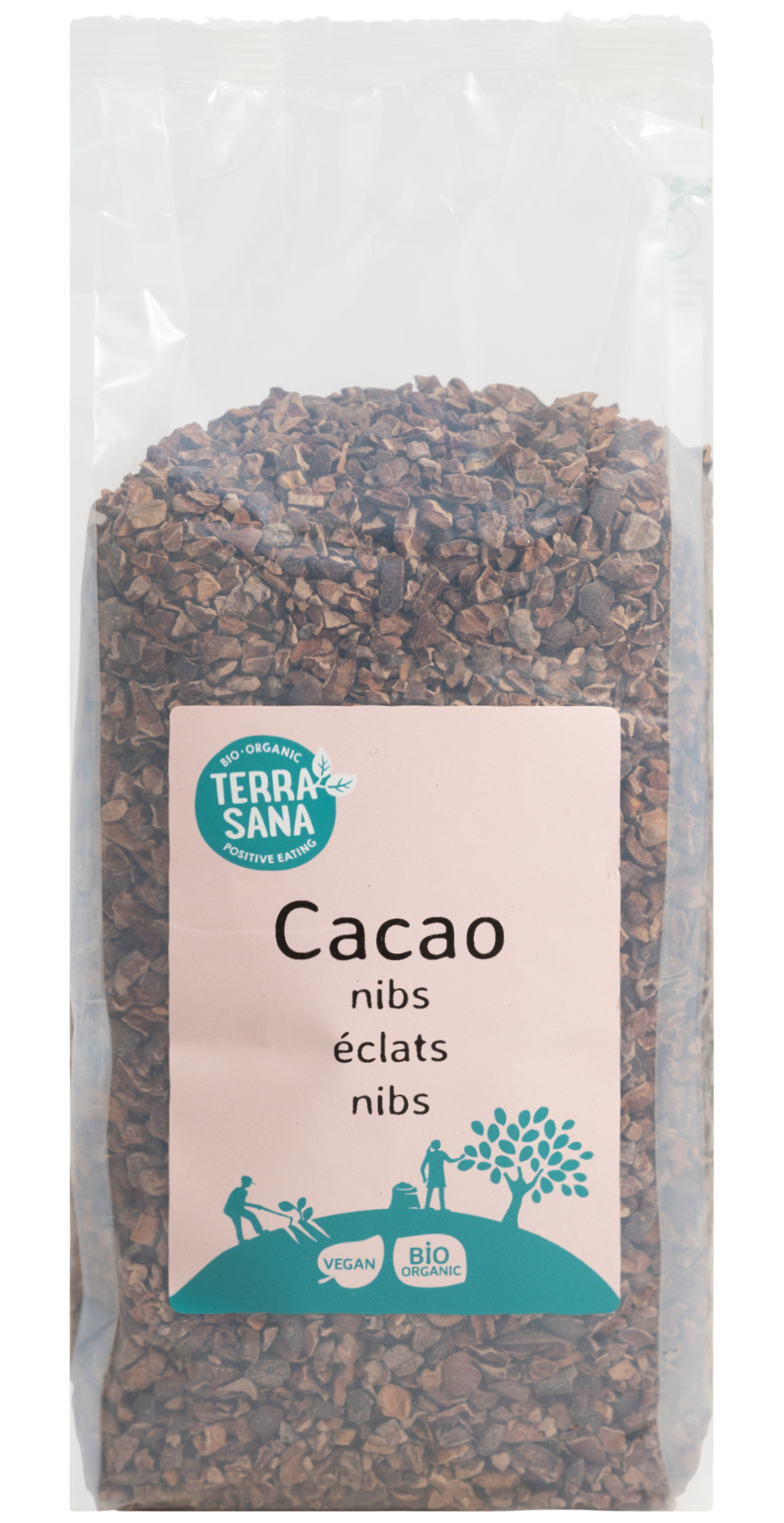 TerraSana Raw cacao nibs bio 500.00 Gram