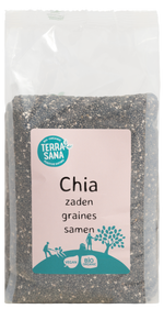 TerraSana RAW Chia zaad zwart bio 300.00 Gram