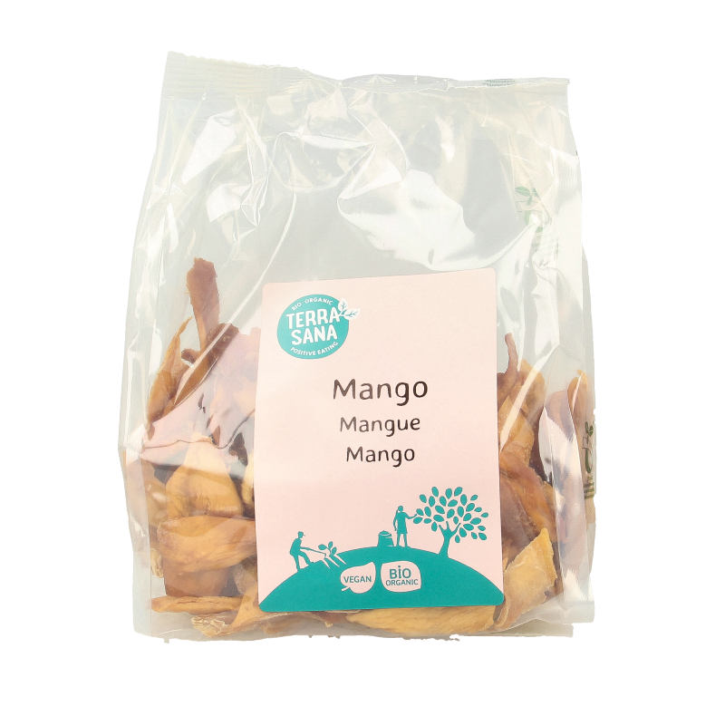 TerraSana Mangoreepjes bio 250 Gram