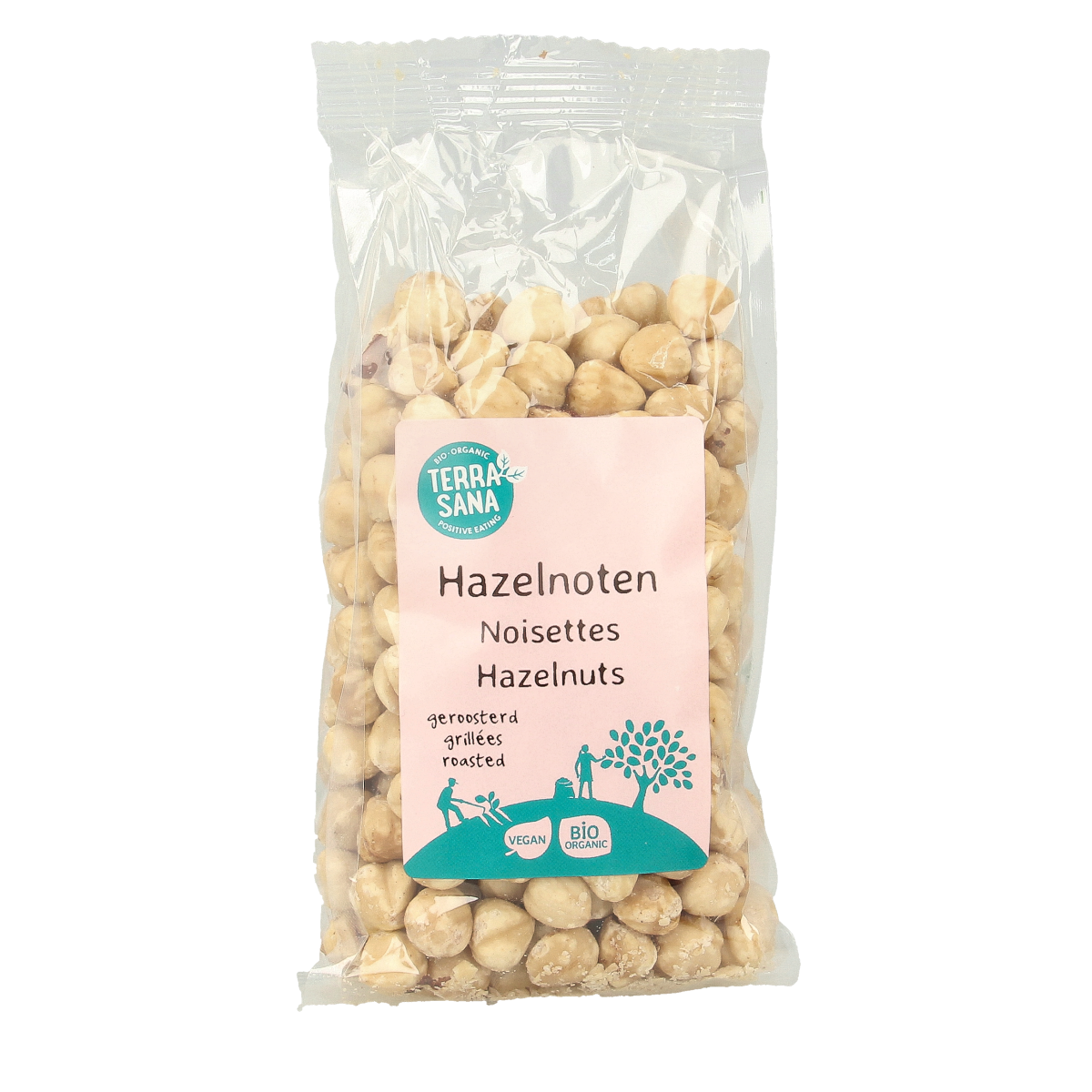 TerraSana Hazelnoten geroosterd  bio 250.00 Gram