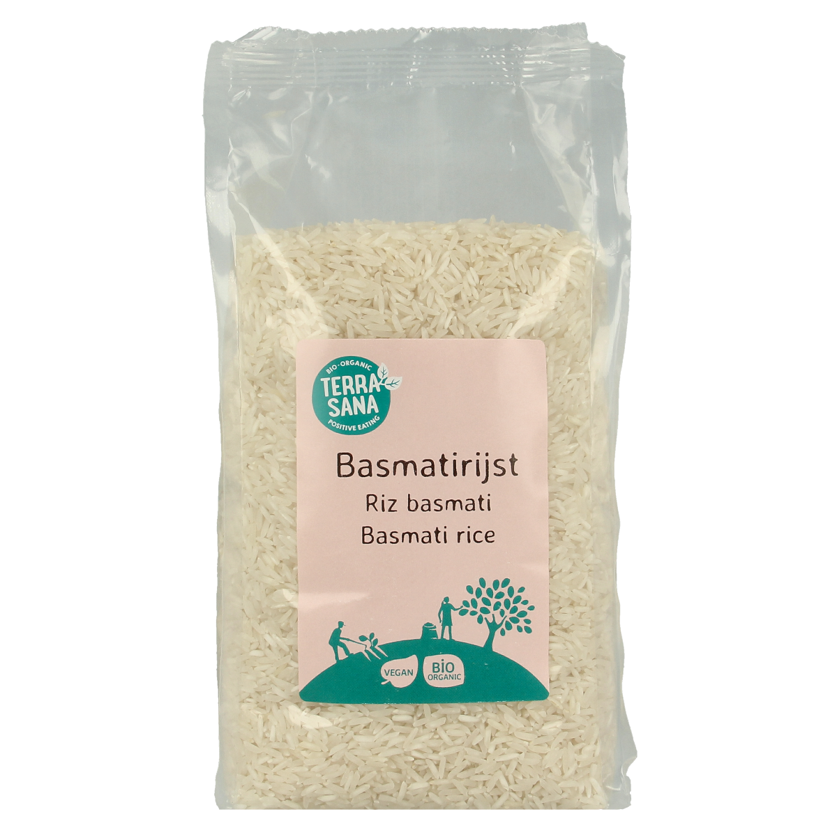 TerraSana Basmati rijst wit bio 1.00 Kilogram