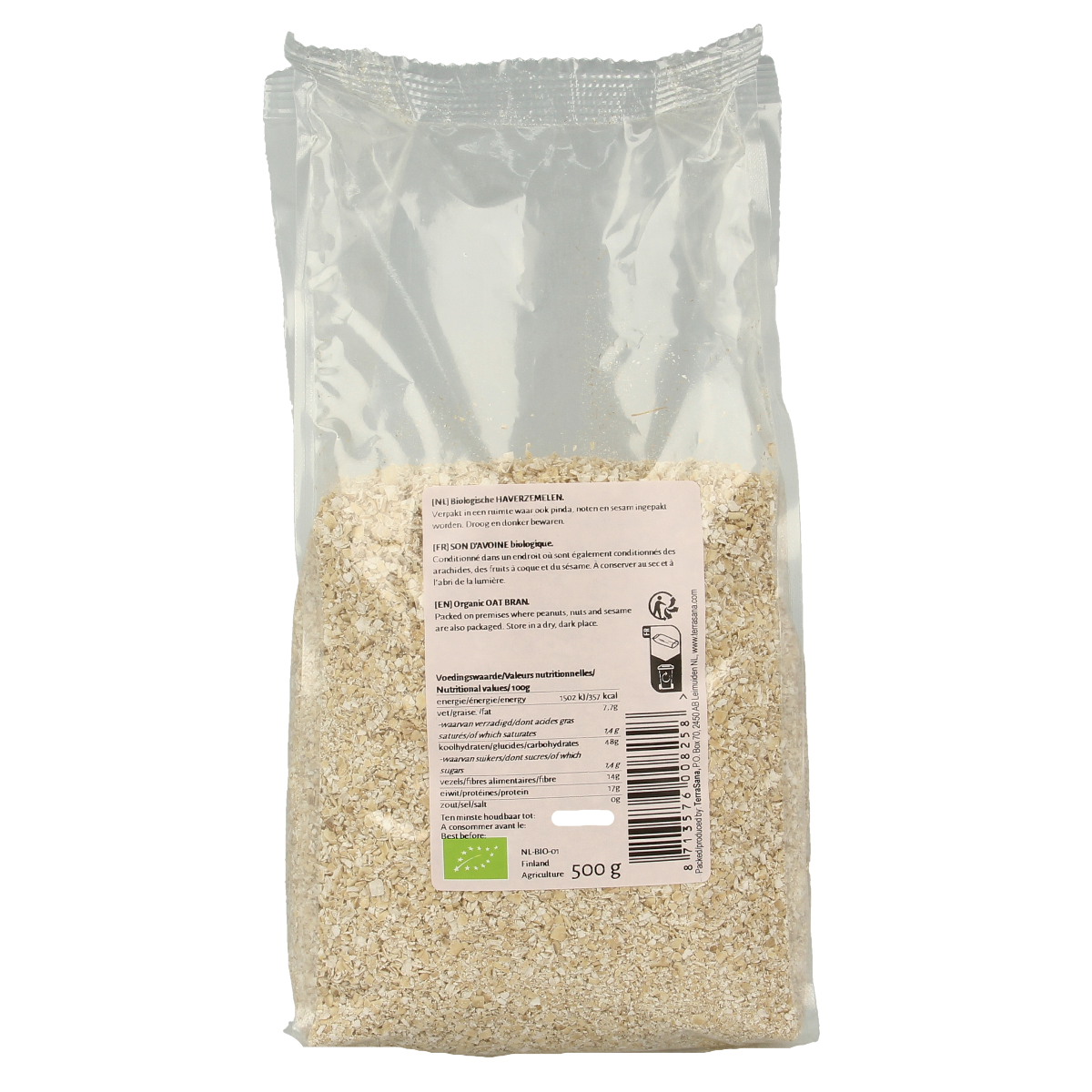 TerraSana Haverzemelen bio 500.00 Gram