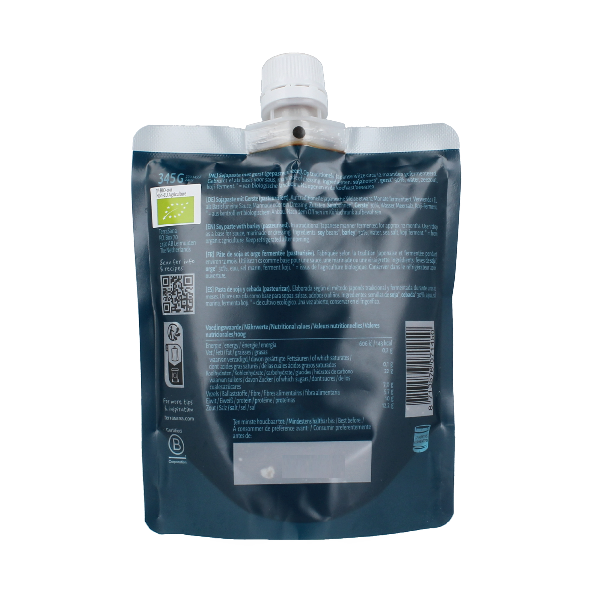 TerraSana Mugi miso (gerst) bio 345.00 Gram