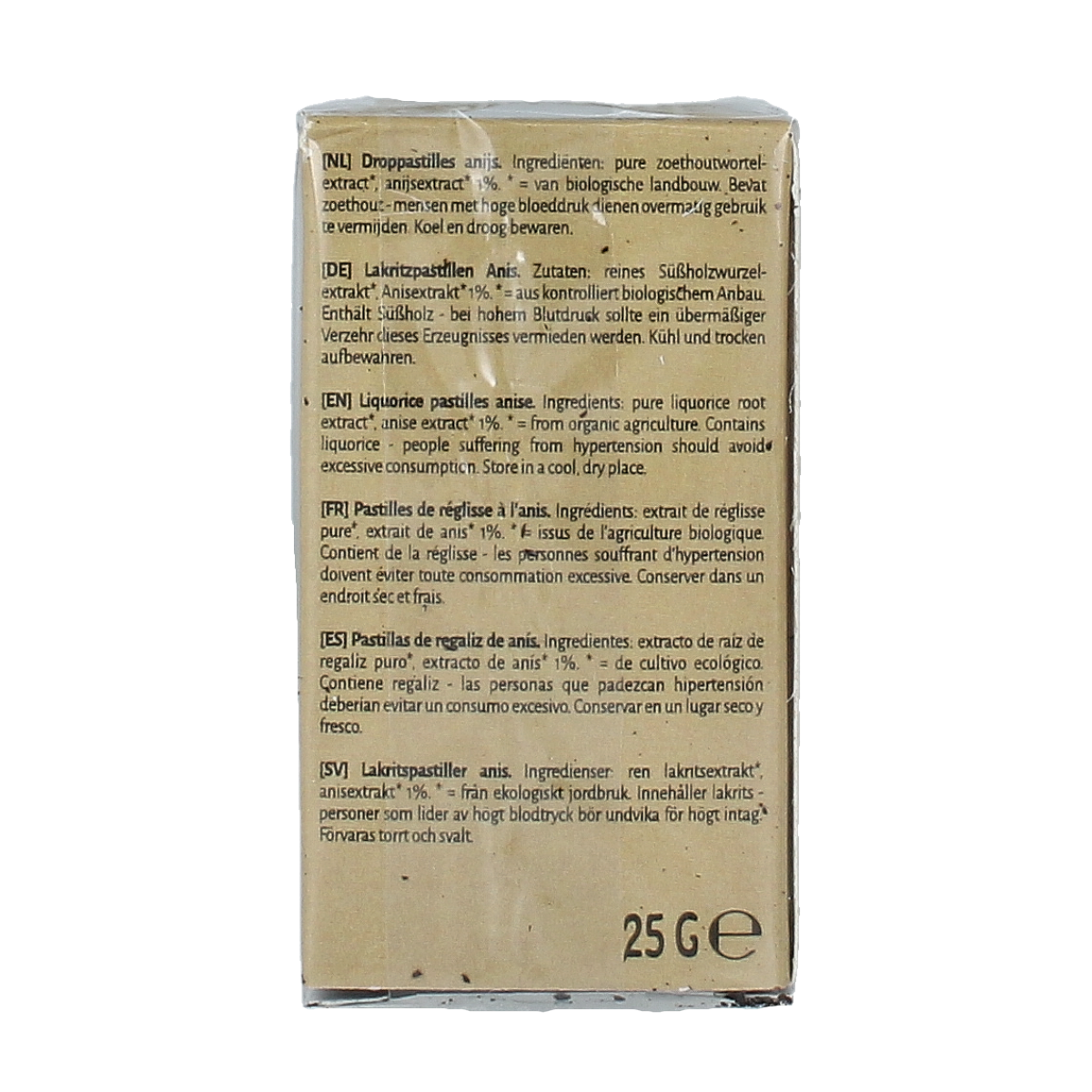 TerraSana Droppastilles anijs bio 25.00 Gram