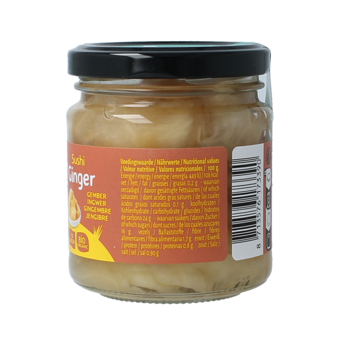 TerraSana Sushi gember bio 190.00 Gram