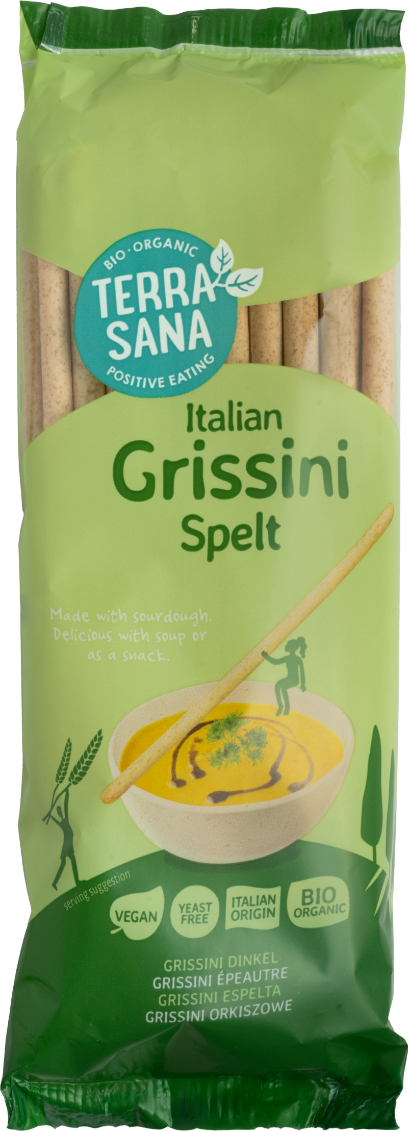 TerraSana Grissini spelt bio 125 Gram
