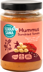 TerraSana Hummus spread zongedroogde tomaat bio 190.00 Gram