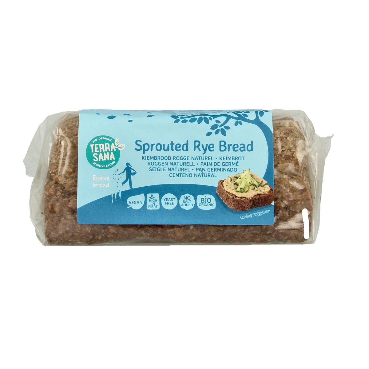 TerraSana Roggebrood gekiemd bio 400.00 Gram