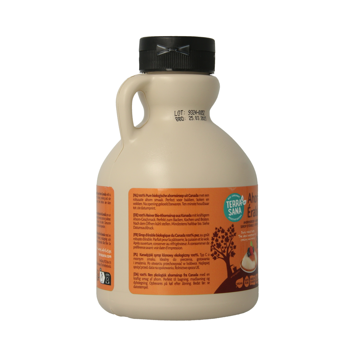 TerraSana Ahornsiroop graad C in jug bio 500.00 Milliliter